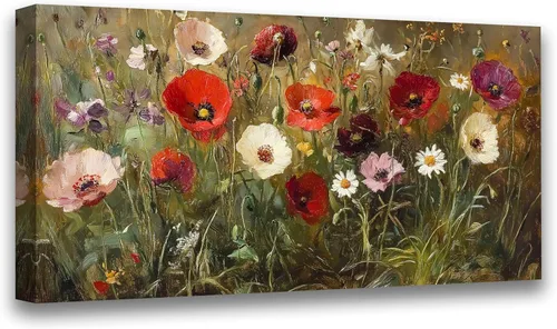 Miniatura 20 de Arte de pared de paisaje, impresiones en lienzo de paisajes naturales, decoración del hogar, bosque verde, pintura de árboles para sala de estar