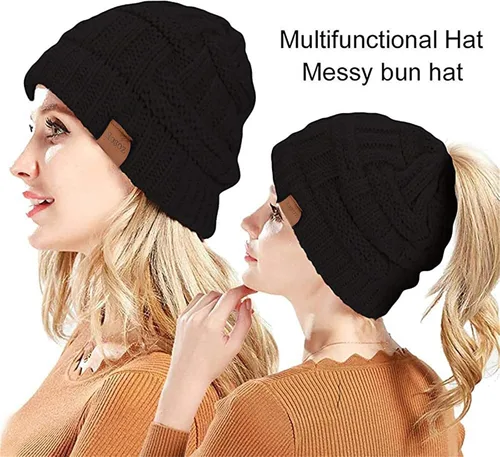 Miniatura 2 de Rosoz 1 y 2 paquetes de gorros de invierno para mujer