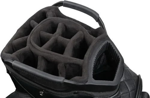 Miniatura 7 de Bolsa de lujo para carrito de golf, divisor de 14 vías, 12 bolsillos, construcción ligera, bolsa de golf de alta calidad para una organización
