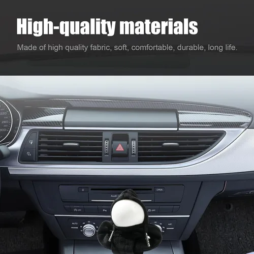Miniatura 4 de Ziciner Funda para palanca de cambios de coche, diseño de suéter a la moda, protector de cambios suave universal, accesorios de decoración