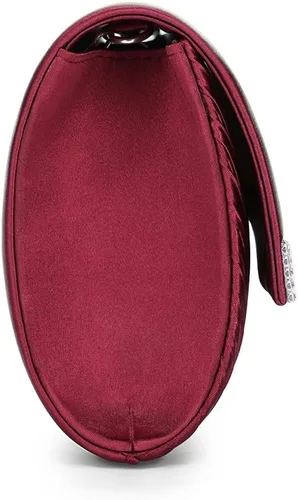 Miniatura 6 de ERIJUNOR Bolsos clásicos de satén plisados de noche con diamantes de imitación, bolsos cruzados para fiesta, graduación, boda, para mujer