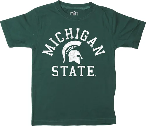 Miniatura 48 de Wes and Willy Camiseta de algodón orgánico de manga corta para niños de la NCAA rutgers scarlet knights rojo