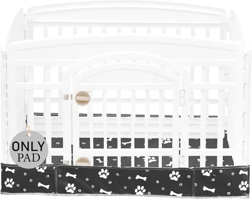 Miniatura 7 de Almohadilla inferior para corralito de perros y cubierta superior de malla para corralitos de 36 x 36 pulgadas (no incluido), reutilizable