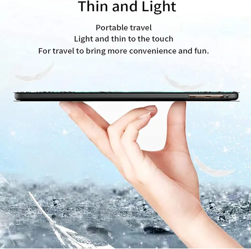Miniatura 4 de Funda para Samsung Galaxy Tab S6 Lite de 10.4 pulgadas, versión 2022/2020, ligera, funda inteligente de piel sintética con soporte ajustable