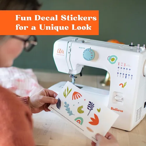 Miniatura 5 de La máquina de coser Believe para principiantes de American Home hace que coser para principiantes sea fácil en máquina de coser pequeña portátil