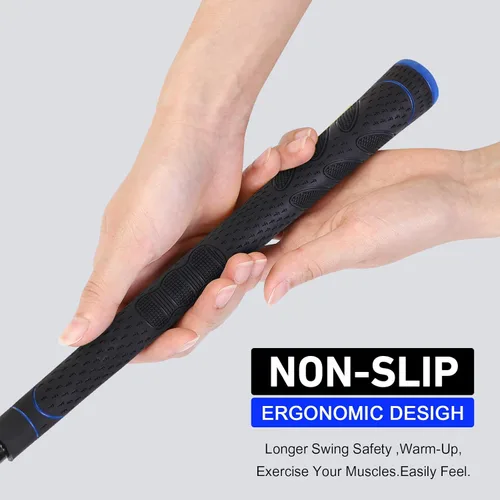 Miniatura 3 de Entrenador de swing de golf, ayuda y corrección para el entrenamiento del agarre de fuerza, ritmo y flexibilidad, accesorios de golf ideales