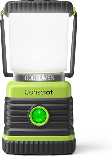 Miniatura 10 de Consciot Linterna LED inteligente RGBTW alimentada por batería con control de aplicación, 1000 lm, blanco sintonizable 2700K-6500K y 16 millones