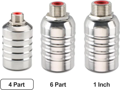 Miniatura 3 de Baomain Válvula automática de control de nivel de agua, rosca macho de 1/2 pulgada, válvula de flotador de cierre automático, acero inoxidable 304