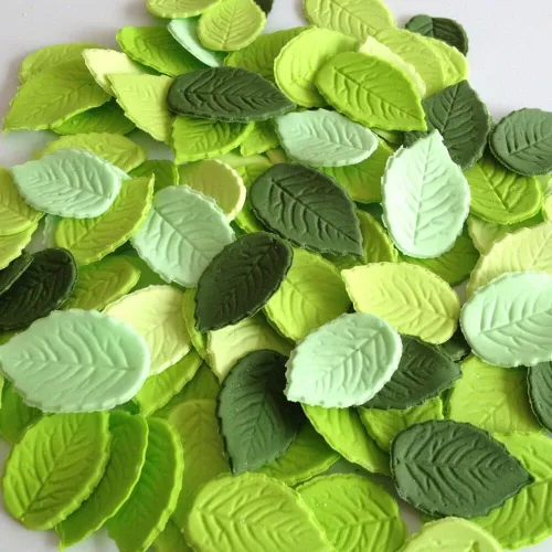 Miniatura 5 de Molde de silicona de hojas de rosa, 6 unidades, juego de moldes de pasta de goma 3D, mini molde de fondant para niños, bricolaje, boda, cupcakes