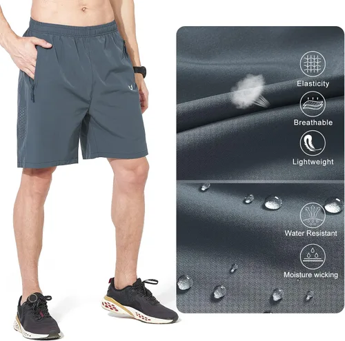 Miniatura 5 de NORTHYARD Pantalones cortos deportivos para correr para hombre, de secado rápido, pantalones cortos de entrenamiento de 7 pulgadas5 pulgadas9
