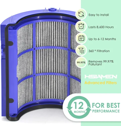 Miniatura 3 de 360 Combi Filtro de ventilador de repuesto compatible con Dyson TP04 TP7A TP07 HP04 HP06 HP07 HP09 HP10 HP4B TP4A TP7C TP06 TP09 TP10 PH01 PH02 PH03