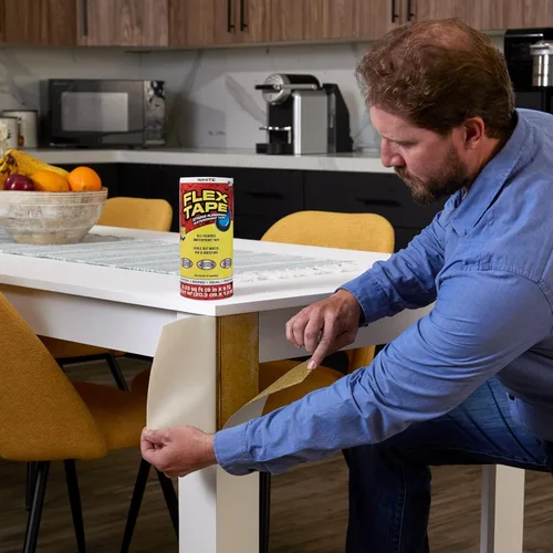 Miniatura 7 de Flex Tape, MAX - Cinta impermeable de goma flexible y gruesa original, para sellar y parchar, funciona bajo el agua, interior y exterior