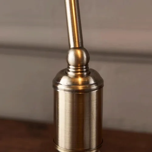 Miniatura 5 de American Vintage Alloy Glass Desk Lamp Creative Green Bedroom Study Work Light Office Counter Reading Table Villa