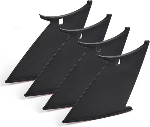 Miniatura 14 de CHEDA Alerón de ala de tapa trasera del maletero, compatible con Perrin SubaruWRX STi 2002-2007, 4 piezas, negro