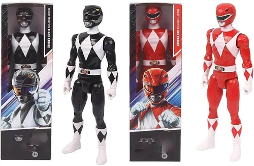 Miniatura 2 de Mighty Morphin Ranger Figura de Acción de Juguete de 12 Pulgadas (2 juegos)