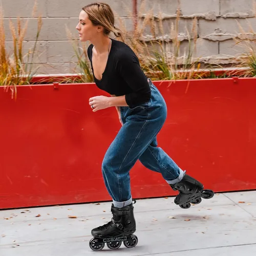 Miniatura 6 de Patín en línea para adultos - COSMOID Patines de alta performance con cuchillas para mujeres y hombres, marco de metal de 3 ruedas de 110mm
