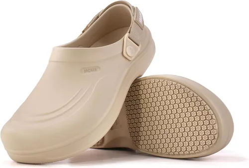 Miniatura 8 de Jacata Zapatos de chef antideslizantes para hombre, antideslizantes, para cocina, trabajo, con soporte de arco, resistentes al aceite, al agua