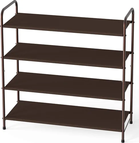 Miniatura 11 de Simple Houseware - Organizador de almacenamiento para zapatero de 2 niveles, color bronce