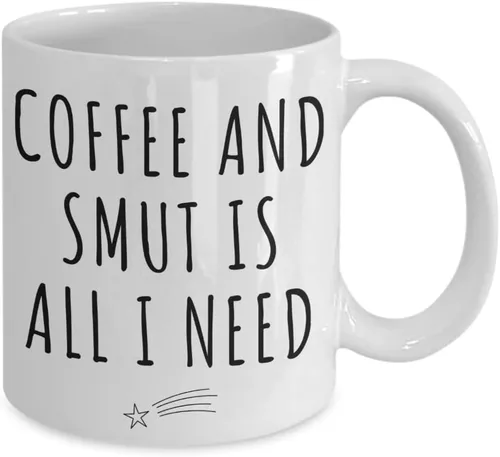 Miniatura 2 de Coffee and Smut is all I Need - Taza de café, regalos para amantes de los libros de mejor amiga, regalos para esposa, regalos divertidos para mejor