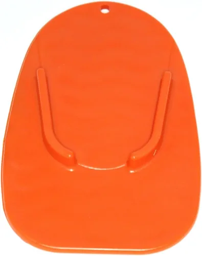 Miniatura 2 de Placa de soporte para motocicleta, color rosa naranja y negro, base de soporte para motocicleta, moto, motocross, perfecta para estacionar
