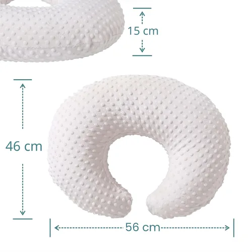 Miniatura 5 de Almohada y posicionador de lactancia, lactancia materna, alimentación con biberón, soporte para sentarse al bebé con funda extraíble ultra suave