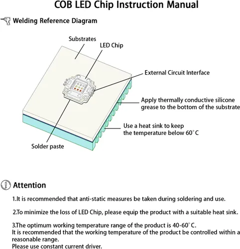 Miniatura 6 de Chip LED de alta potencia 12W RGBW Super brillante emisor de luz diodo COB módulo lámpara de repuesto de componentes de cuentas Iluminación DIY