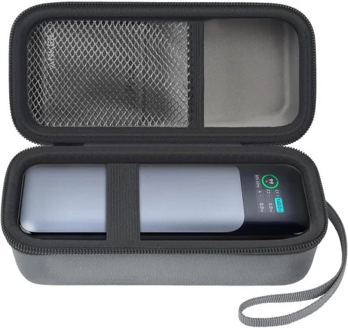 Miniatura 8 de casmilee Funda compatible con Anker 737/735/736/717 USB-C cargador portátil Power Bank, bolsa de pared plegable rápida para adaptador de CA GaN Negro
