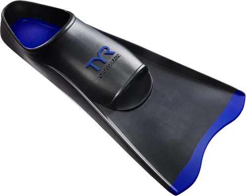 Miniatura 9 de TYR Crossblade Fins 2.0 - Aletas de natación de goma natural duraderas de hoja corta para entrenamiento de fuerza, velocidad y resistencia de piernas