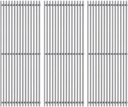 SF4103 (3 unidades) Rejillas de cocina de acero inoxidable de 17 3/4 pulgadas de repuesto para Charmglow 810-8410-F y Brinkmann 810-2410-S,
