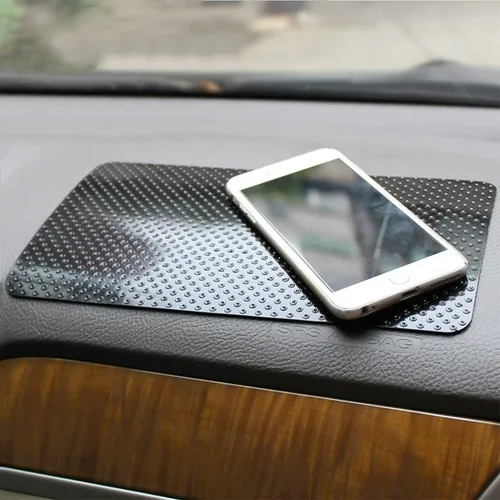Miniatura 6 de Alfombrilla antideslizante de goma para salpicadero de coche, 27 x 15 cm Universal adhesiva antideslizante mágica para salpicadero de coche