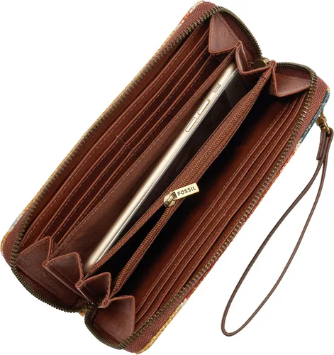 Miniatura 4 de Fossil Logan RFID Zip Around Clutch Wallet