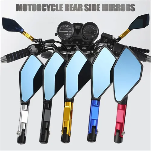 Miniatura 4 de Accesorios para motocicleta 8 de 0.394 in, espejos laterales retrovisores CNC, accesorios para Yamaha FZ25 FZ-25 FZ 25 FZ16 FZ-16 FZ 16 2008-2018