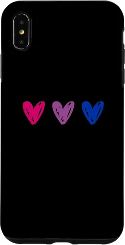 Miniatura 11 de Funda para iPhone 12/12 Pro Bisexual Pride Hearts Bi Pride Flag