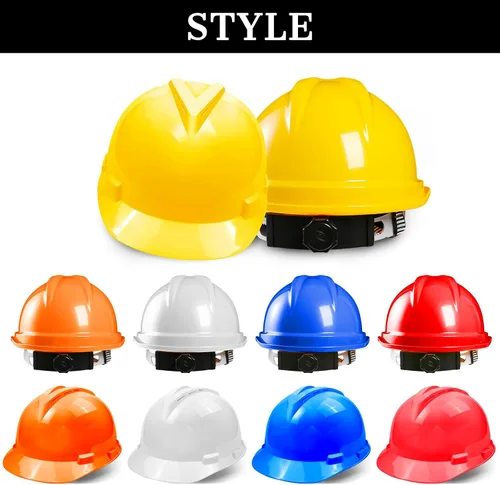 Miniatura 4 de Cascos duros personalizados para hombres, logotipo personalizado, casco de seguridad, gorra de construcción, suspensión de trinquete ajustable