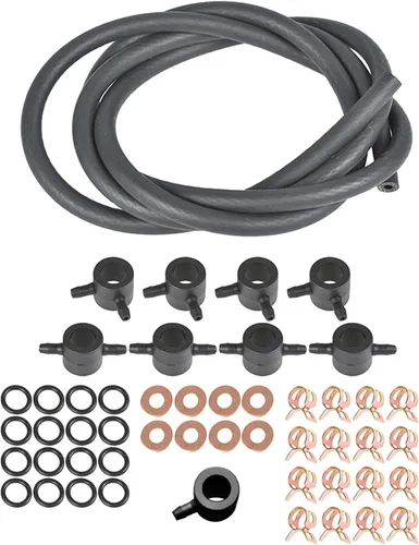 Miniatura 2 de munirater Reemplazo del kit del inyector de combustible de la línea de retorno para F-350 1983-1988 Reemplazo para camiones diesel 1983-1988 6.9L