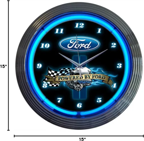 Miniatura 2 de Desarrollado por Ford Neon Clock