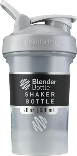 Miniatura 10 de BlenderBottle Classic V2 Botella mezcladora perfecta para batidos de proteínas y preentrenamiento, 28 onzas, color ciruela