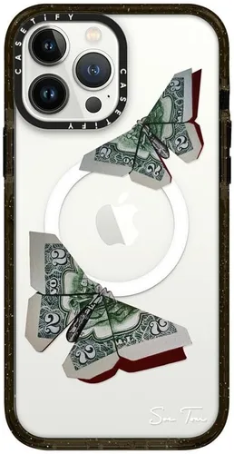 Miniatura 51 de Funda Impact de CASETiFY para iPhone 13 Pro Max con Magsafe - Estuche Claro Cuento de Invierno - Claro Negro Estuche transparente Winter Tale