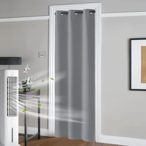 Miniatura 72 de RYB HOME - Cortinas opacas para patio - Cortinas con ojales sólidos, paneles de ventana grandes, eficiencia energética, cortinas de privacidad