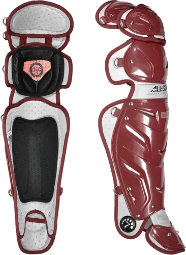 Miniatura 13 de All-Star Adult System 7 - Protector de piernas, recortado gris, corto de 15.5 pulgadas de longitud