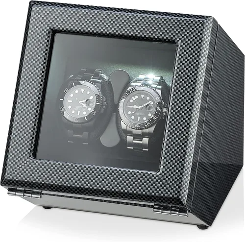 Miniatura 8 de Enrollador de reloj doble con luz LED, 15 modos de bobinado y opción automática de parada de motor