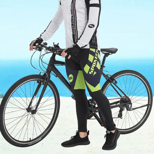 Miniatura 3 de sponeed - Mallas de ciclismo para hombre, acolchadas, 4D, para ciclismo de carretera