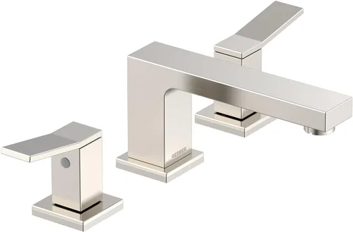 Miniatura 14 de Gerber Avian - Grifo de baño de una sola manija con drenaje de toque de metal, níquel cepillado cepillado níquel