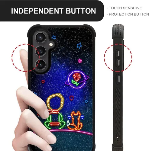 Miniatura 618 de CARLOCA Funda compatible con Samsung Galaxy S22 Ultra, diseño gráfico de Star Howling Wolfs Samsung Galaxy S22 Ultra, diseño gráfico, a prueba