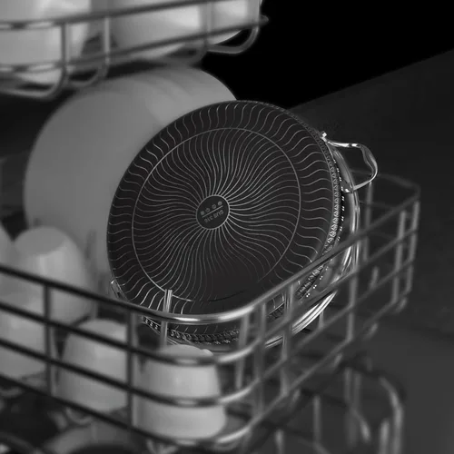 Miniatura 5 de Sartén Salteadora de Acero Inoxidable 316L de 5QT Wok Hexagonal Antiadherente con Tapa, Dos Asas para Sostener, Libre de PFOA, Apto