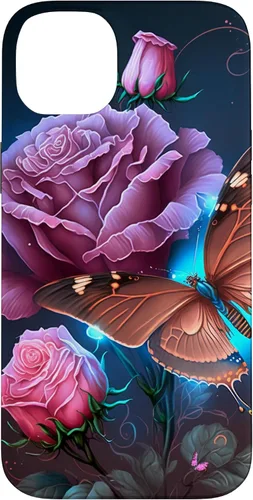 Miniatura 15 de Family Butterfly Rose Flower Firefly PC Case for iPhone 17