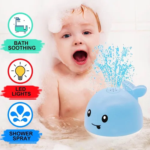 Miniatura 5 de Juguetes de baño para bebés de 6 a 12 meses – Accesorios de mesa de agua, juguetes de piscina para niños pequeños de 1 a 3 años – Juguete de baño
