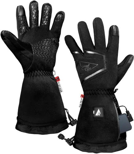 Miniatura 2 de ActionHeat Guantes térmicos con batería para hombre, delgados, impermeables, guantes eléctricos, 3 ajustes de calor, hasta 8 horas de tiempo