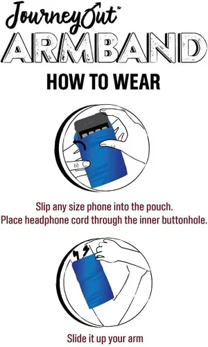Miniatura 8 de Brazalete para teléfono celular para corredores. Soporte para teléfono para entrenamiento y ejercicio. Se adapta a iPhone x xs max xr 8 7 6, Pixel 1