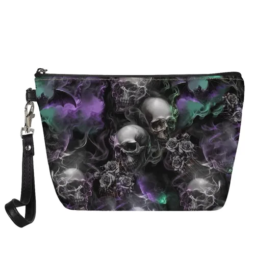 Miniatura 25 de GIFTPUZZ Bolsa de cosméticos para mujer, adorable y espaciosa, bolsa de almacenamiento portátil para artistas, artículos de tocador, joyería